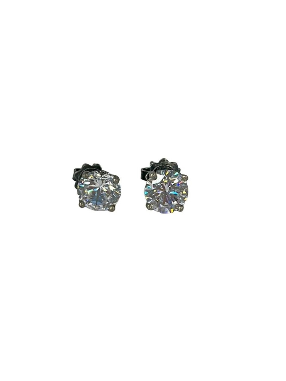 Bottega Veneta Earrings Silver Clear